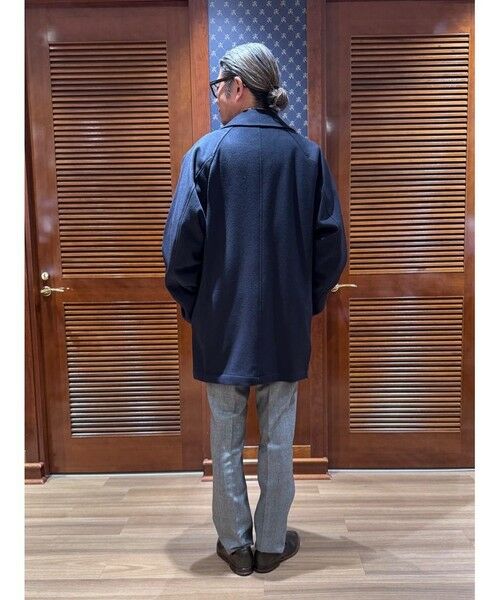 Brooks Brothers / ブルックス ブラザーズ ステンカラーコート | ウール/カシミヤ ラグランスリーブ ウォーキングコート | 詳細14