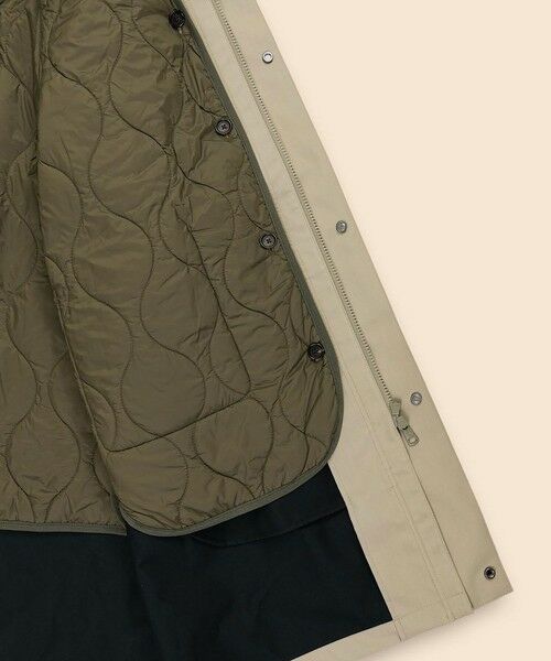 Brooks Brothers / ブルックス ブラザーズ その他アウター | コットン／ナイロン　キルティングライナー　３Wayロングフーデッドコート | 詳細7
