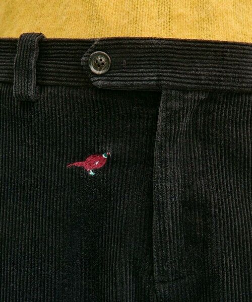 Brooks Brothers / ブルックス ブラザーズ その他パンツ | コットン 8-Waleコーデュロイ フェザントエンブロイダリー プレーンフロントパンツ slim | 詳細3