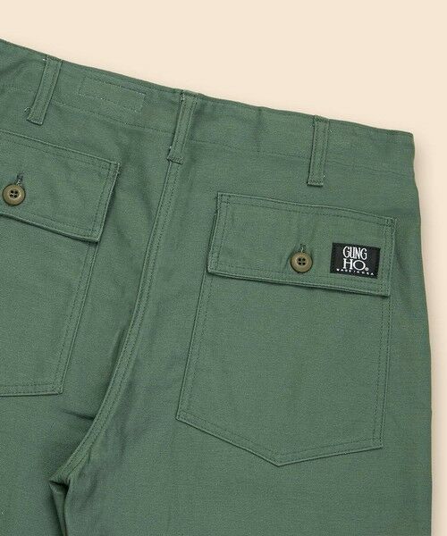 Brooks Brothers / ブルックス ブラザーズ チノ・ワークパンツ | Brooks Brothers×GUNG HO　コットン　ファティーグ　トラウザーズ　Made in USA | 詳細4