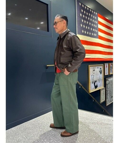 Brooks Brothers / ブルックス ブラザーズ チノ・ワークパンツ | Brooks Brothers×GUNG HO　コットン　ファティーグ　トラウザーズ　Made in USA | 詳細7