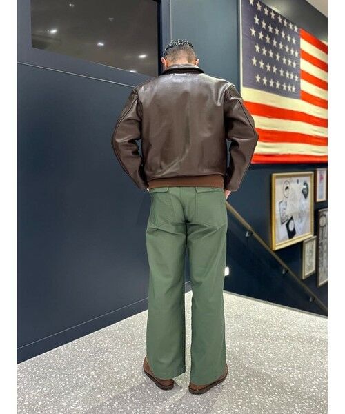 Brooks Brothers / ブルックス ブラザーズ チノ・ワークパンツ | Brooks Brothers×GUNG HO　コットン　ファティーグ　トラウザーズ　Made in USA | 詳細8