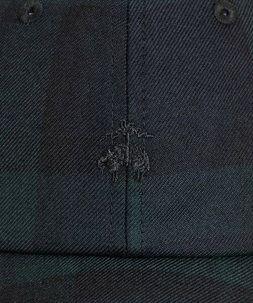 Brooks Brothers / ブルックス ブラザーズ キャップ | ウールツイル　GFロゴ　ブラックウォッチ　ベースボールキャップ | 詳細2