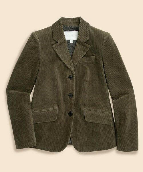Brooks Brothers/ブルックス ブラザーズ ストレッチコットン コーデュロイ ３ボタンライディングジャケット オリーブ 4