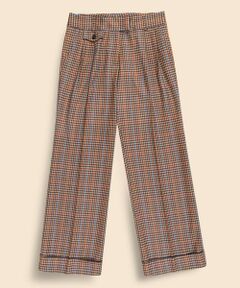 Brooks Brothers / ブルックス ブラザーズ その他パンツ | ウールブレンド　ガンクラブチェック　プリーテッド　ワイドレッグパンツ