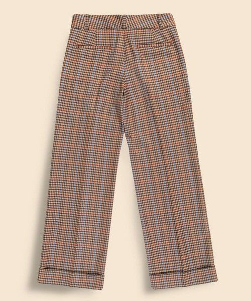 Brooks Brothers / ブルックス ブラザーズ その他パンツ | ウールブレンド　ガンクラブチェック　プリーテッド　ワイドレッグパンツ | 詳細1