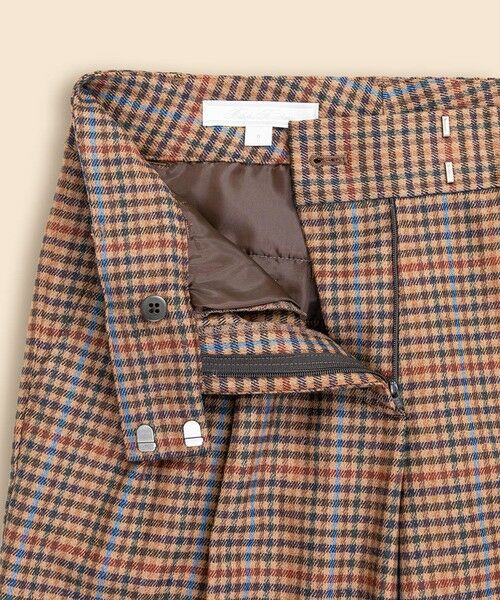 Brooks Brothers / ブルックス ブラザーズ その他パンツ | ウールブレンド　ガンクラブチェック　プリーテッド　ワイドレッグパンツ | 詳細2