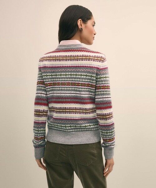 Brooks Brothers / ブルックス ブラザーズ ニット・セーター | ラムズウール　フェアアイル　クルーネックセーター | 詳細1