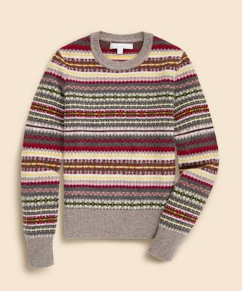 Brooks Brothers / ブルックス ブラザーズ ニット・セーター | ラムズウール　フェアアイル　クルーネックセーター | 詳細4