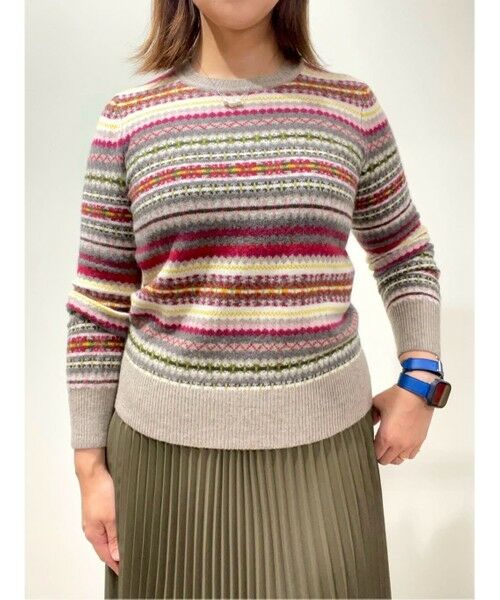 Brooks Brothers / ブルックス ブラザーズ ニット・セーター | ラムズウール　フェアアイル　クルーネックセーター | 詳細6