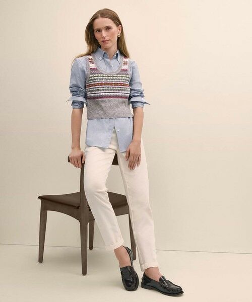 Brooks Brothers / ブルックス ブラザーズ ベスト | ラムズウール　フェアアイル　ノースリーブセーター | 詳細2