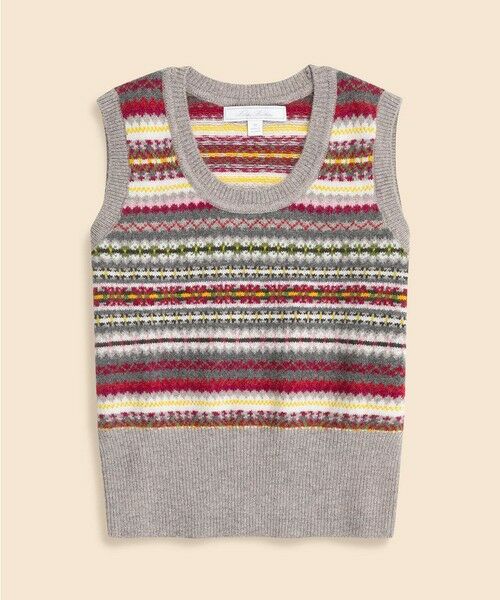 Brooks Brothers / ブルックス ブラザーズ ベスト | ラムズウール　フェアアイル　ノースリーブセーター | 詳細4