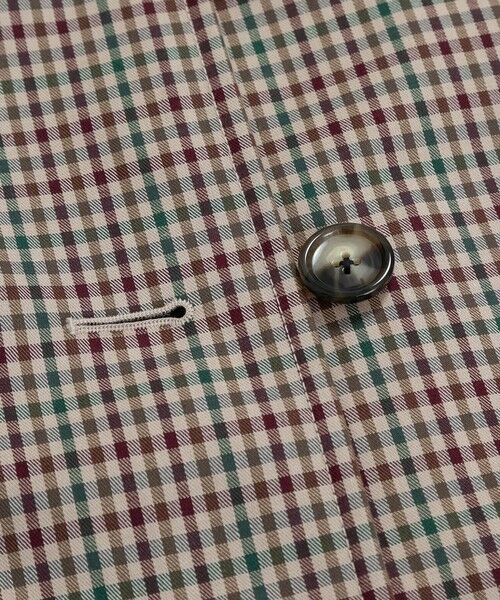 Brooks Brothers / ブルックス ブラザーズ ステンカラーコート | コットン／ナイロン　ボンディング　チェック　ステンカラーコート | 詳細3