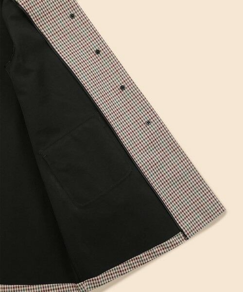 Brooks Brothers / ブルックス ブラザーズ ステンカラーコート | コットン／ナイロン　ボンディング　チェック　ステンカラーコート | 詳細5