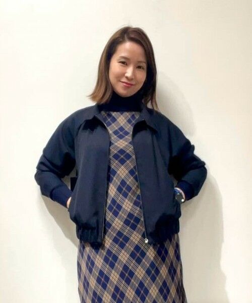 Brooks Brothers/ブルックス ブラザーズ ウール フロントタック ボマージャケット ネイビー 8 Brooks Brothers/ブルックス ブラザーズ ウール フロントタック ボマージャケット ネイビー 8