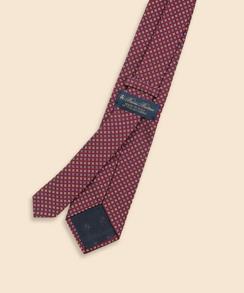 Brooks Brothers / ブルックス ブラザーズ ネクタイ | シルク／コットン　ミニフラワー　ジャカードタイ | 詳細2