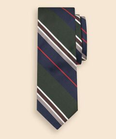 Brooks Brothers / ブルックス ブラザーズ ネクタイ | シルク／コットン　モガドール　マルチストライプタイ