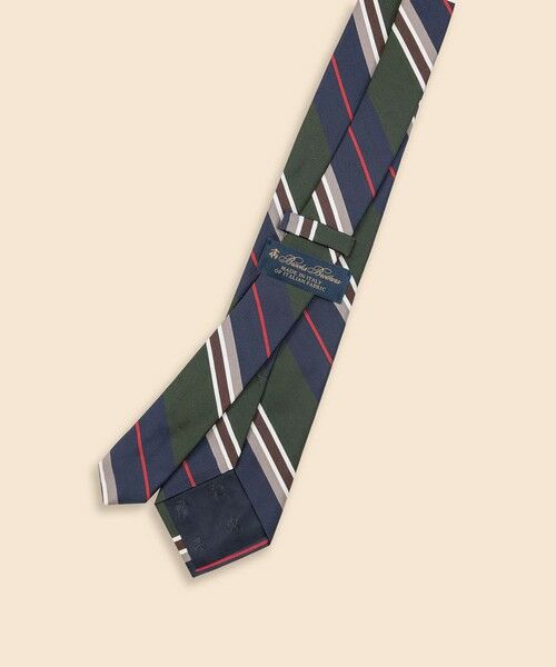 Brooks Brothers / ブルックス ブラザーズ ネクタイ | シルク／コットン　モガドール　マルチストライプタイ | 詳細1