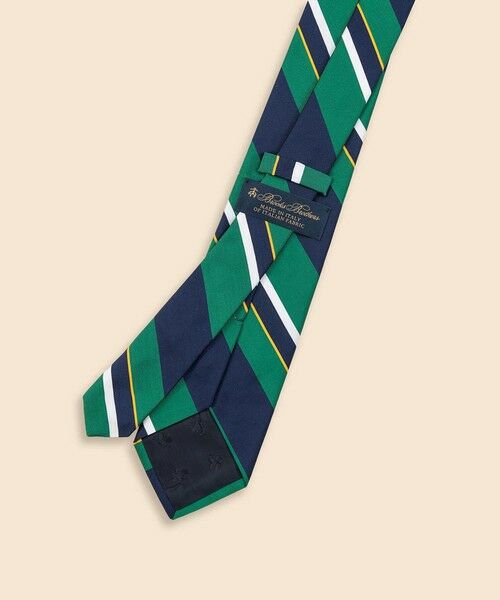 Brooks Brothers / ブルックス ブラザーズ ネクタイ | シルク／コットン　モガドール　ワイドストライプタイ | 詳細1