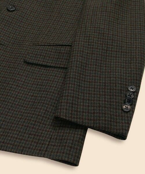 Brooks Brothers / ブルックス ブラザーズ テーラードジャケット | ウール／カシミヤ　ガンクラブチェック　段返り３釦ジャケット　TOKYO model | 詳細2