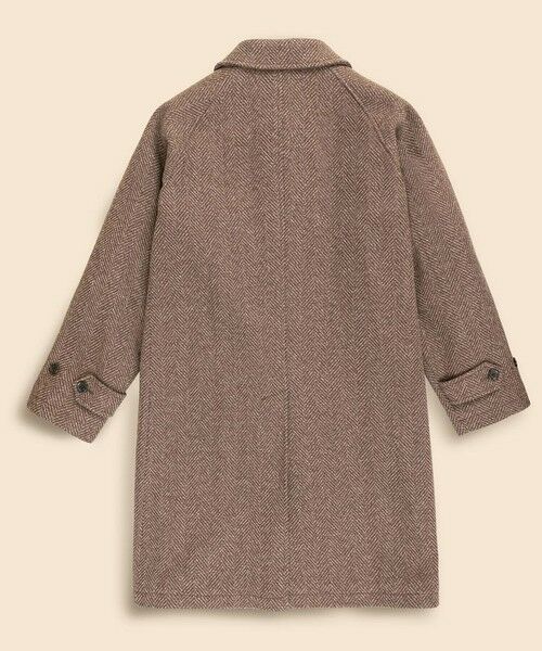 Brooks Brothers / ブルックス ブラザーズ ステンカラーコート | ウール ラージヘリンボーン バルカラーコート | 詳細2