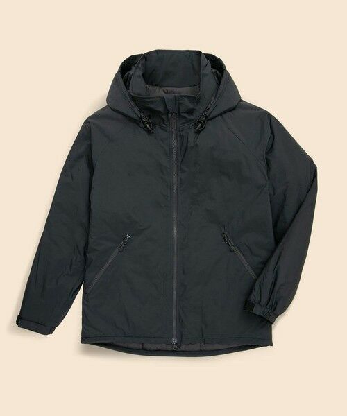 Brooks Brothers/ブルックス ブラザーズ ナイロン フーデッド パッファージャケット ブラック L