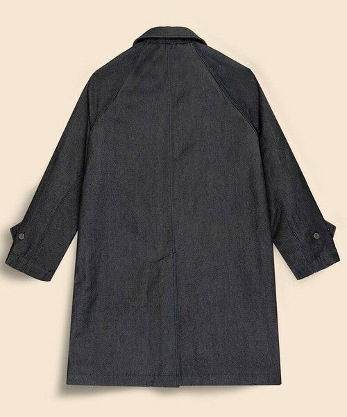 Brooks Brothers / ブルックス ブラザーズ ステンカラーコート | ウール　デニム　ロングコート | 詳細1