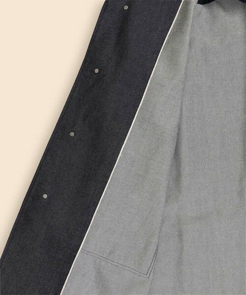 Brooks Brothers / ブルックス ブラザーズ ステンカラーコート | ウール　デニム　ロングコート | 詳細4