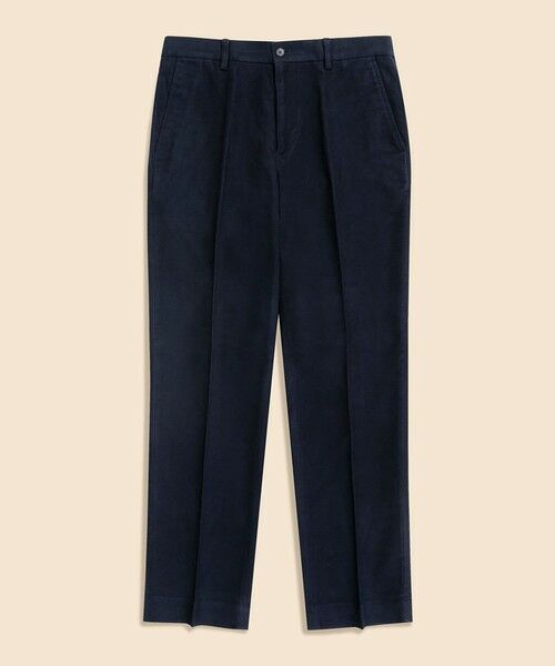 Brooks Brothers / ブルックス ブラザーズ チノ・ワークパンツ | コットン ブラッシュドツイル プレーンフロントパンツ Regular(ネイビー)