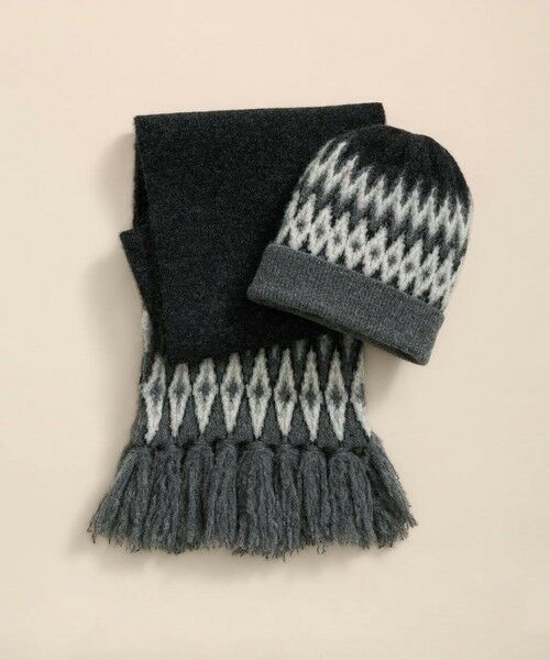 Brooks Brothers / ブルックス ブラザーズ ニットキャップ | アルパカ／ウール　フェアアイル　ニットキャップ | 詳細1