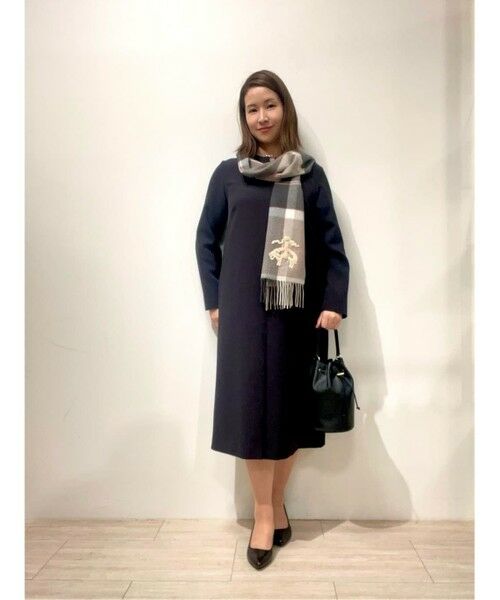 Brooks Brothers / ブルックス ブラザーズ マフラー・ショール・スヌード・ストール | カシミヤ　GFエンブロイダリー　タータンチェック　オブロングスカーフ | 詳細3