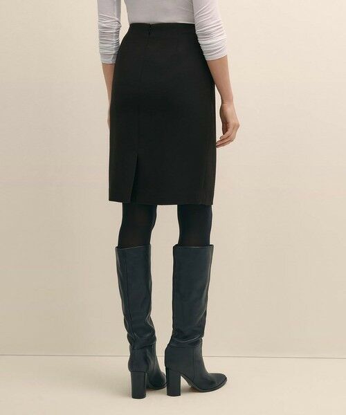 Brooks Brothers / ブルックス ブラザーズ ミニ・ひざ丈スカート | ポリエステル／ウール　ホースビット　ペンシルスカート | 詳細1