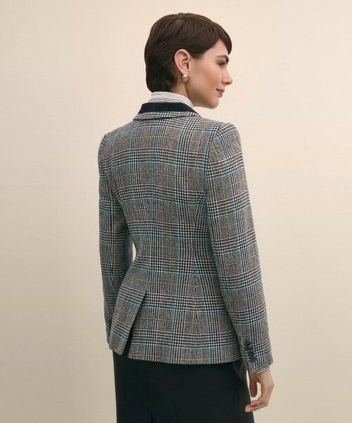 Brooks Brothers / ブルックス ブラザーズ テーラードジャケット | ウール マルチカラーチェック 3ボタンライディングジャケット | 詳細1