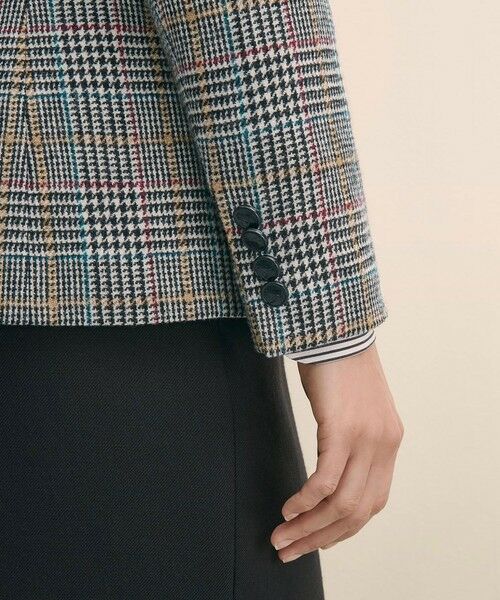 Brooks Brothers / ブルックス ブラザーズ テーラードジャケット | ウール マルチカラーチェック 3ボタンライディングジャケット | 詳細4