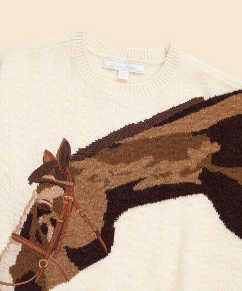 Brooks Brothers / ブルックス ブラザーズ ニット・セーター | メリノウール　ホースインターシャ　クルーネックセーター | 詳細1