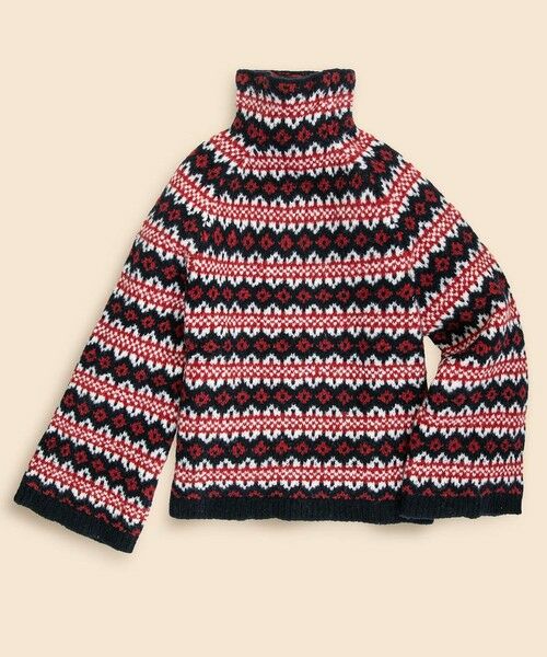Brooks Brothers / ブルックス ブラザーズ ニット・セーター | ウール/ナイロン フェアアイル ファンネルネックセーター | 詳細3