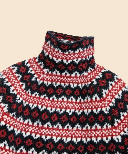 Brooks Brothers / ブルックス ブラザーズ ニット・セーター | ウール/ナイロン フェアアイル ファンネルネックセーター | 詳細4