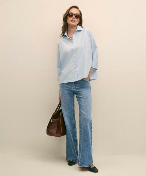 Brooks Brothers / ブルックス ブラザーズ デニムパンツ | ストレッチコットン フレアレッグ デニムパンツ | 詳細1