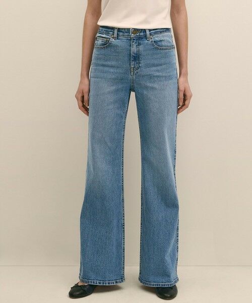 Brooks Brothers / ブルックス ブラザーズ デニムパンツ | ストレッチコットン フレアレッグ デニムパンツ(ブルー)