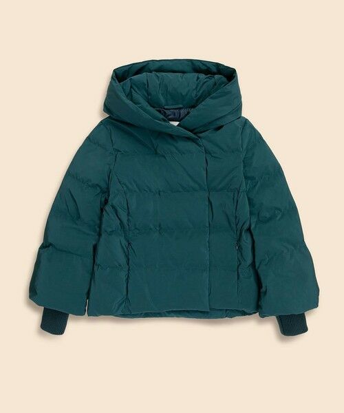 Brooks Brothers/ブルックス ブラザーズ ポリエステル マイクロタフタ ショートパッファー ダウンコート Made in UK グリーン 4