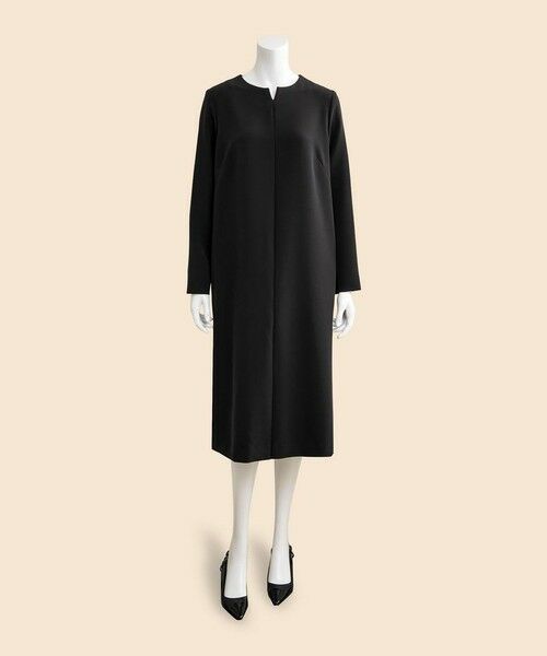 Brooks Brothers / ブルックス ブラザーズ ロング・マキシ丈ワンピース | ポリエステルブレンド　ストレートフィット　ブラックドレス | 詳細2