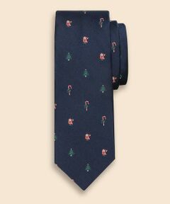 Brooks Brothers / ブルックス ブラザーズ ネクタイ | シルク　ホリデーツリー　レップタイ　Made in USA