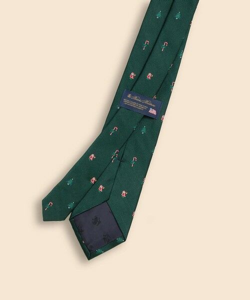 Brooks Brothers / ブルックス ブラザーズ ネクタイ | シルク　ホリデーツリー　レップタイ　Made in USA | 詳細1