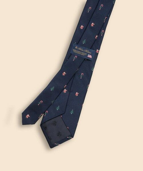 Brooks Brothers / ブルックス ブラザーズ ネクタイ | シルク　ホリデーツリー　レップタイ　Made in USA | 詳細2