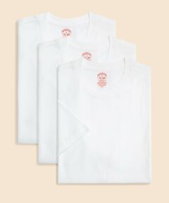 Brooks Brothers / ブルックス ブラザーズ その他インナー・ルームウェア | スーピマコットン　GFロゴ　３パック　クルーネックＴシャツ　Traditional Fit