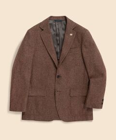 Brooks Brothers / ブルックス ブラザーズ テーラードジャケット | シェットランドウール　ヘリンボーン　段返り３釦サックジャケット　Traditional　Made in USA