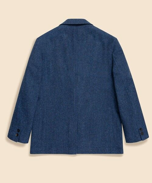 Brooks Brothers / ブルックス ブラザーズ テーラードジャケット | シェットランドウール　ヘリンボーン　段返り３釦サックジャケット　Traditional　Made in USA | 詳細1