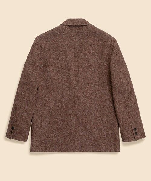 Brooks Brothers / ブルックス ブラザーズ テーラードジャケット | シェットランドウール　ヘリンボーン　段返り３釦サックジャケット　Traditional　Made in USA | 詳細7