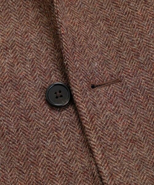 Brooks Brothers / ブルックス ブラザーズ テーラードジャケット | シェットランドウール　ヘリンボーン　段返り３釦サックジャケット　Traditional　Made in USA | 詳細9