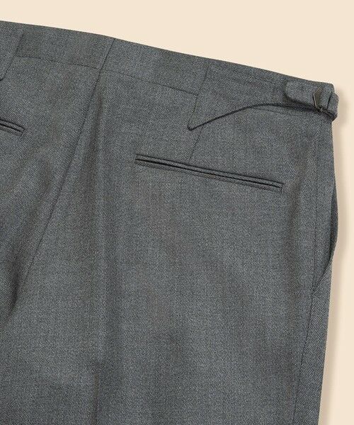 Brooks Brothers / ブルックス ブラザーズ スラックス・ドレスパンツ | ウール コバートツイル プリーテッド トラウザーズ | 詳細2